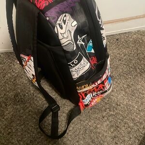 Graffiti Print Backpack